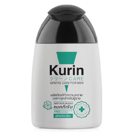 Kurin Care Gentle Care For Men #สูตรอ่อนโยน 90ml เจลทำความสะอาดจุดซ่อนเร้นชาย ยับยั้งแบคทีเรียได้ 99.99% สะอาด ให้ความชุ่มชื้น และช่วยเสริม ฟีโรโมน ให้น่าดึงดูด
