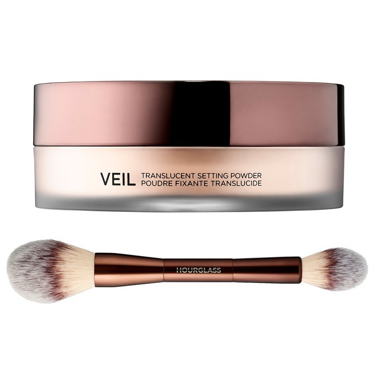 Hourglass Veil Translucent Setting Powder Set With Veil Powder Brush 10.5g + Brush