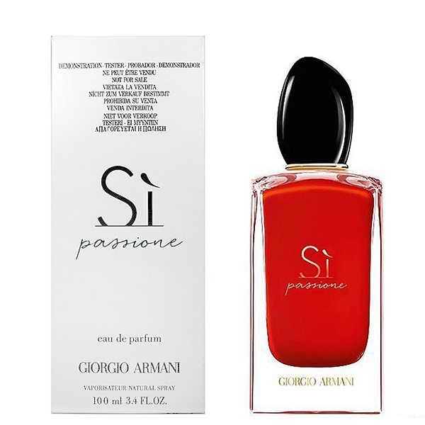 Giorgio Armani Si Passione Eau De Parfum ปริมาณ 100ml (Tester Box)