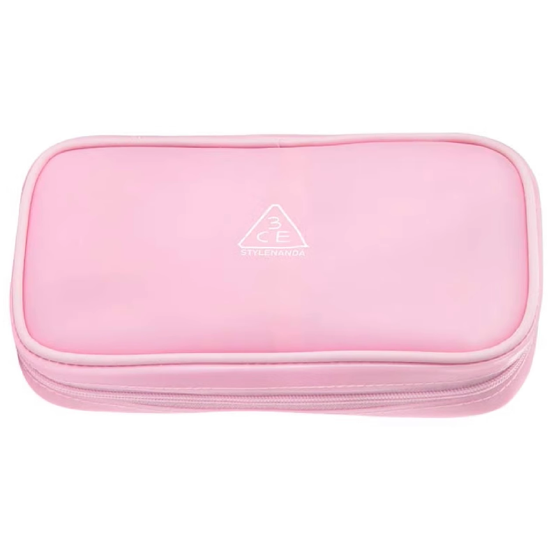 Pink Blush Set 3 Items with pouch,3CE Mini Makeup Brush Kit,เซ็ตแปรงแต่งหน้า 3CE,ทรีซีอี มินิ เมคอัพ บรัช คิท เครื่องสำอาง,กระเป๋า,กระเป๋าเครื่องสำอาง,กระเป๋าใบเล็ก