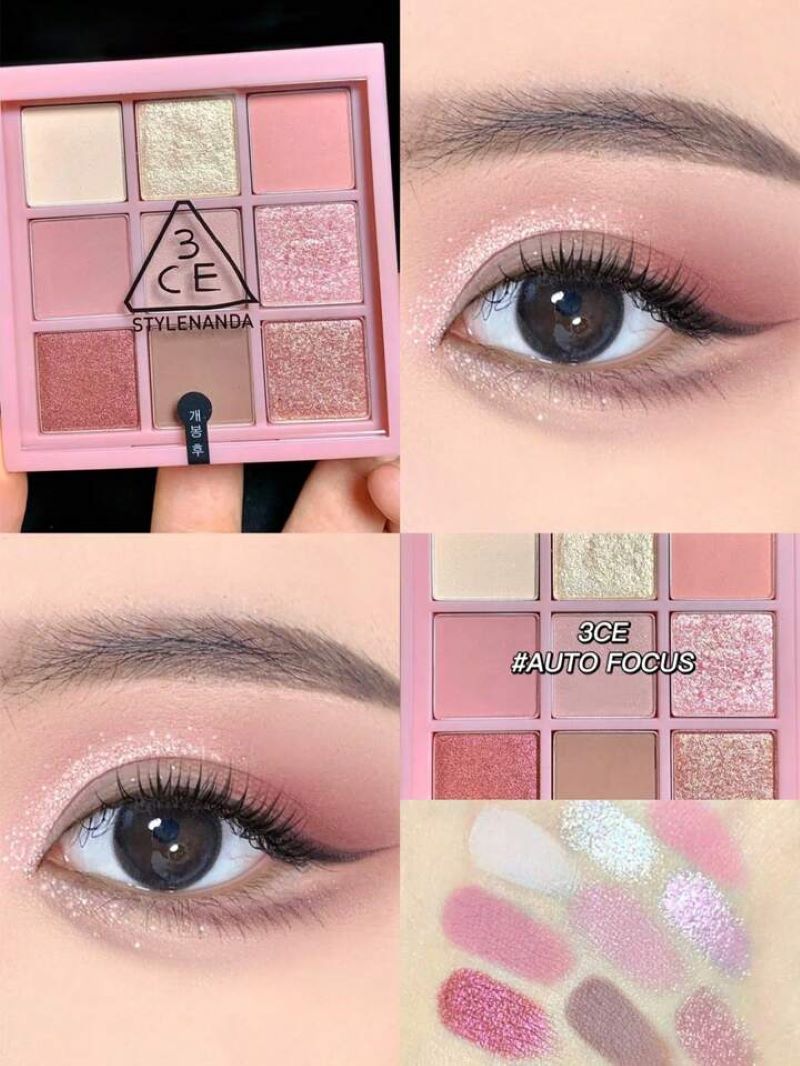 3CE Multi Eye Color Palette 8.5g #Auto Focus , พาเลทอายแชโดว์ ,อายแชโดว์ 3ce ,3CE Multi Eye Color Palette ราคา , 3CE Multi Eye Color Palette รีวิว 