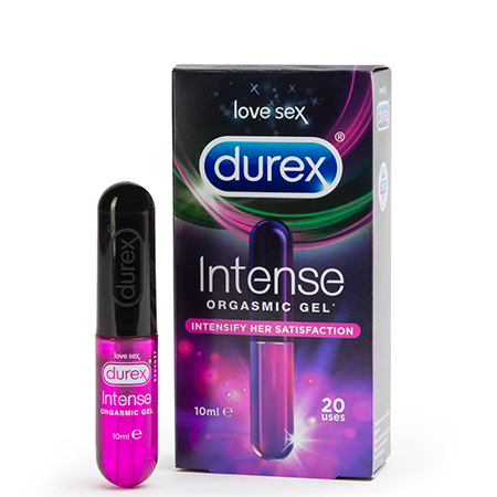 Durex Intense Orgasmic Gel 10ml ออกแบบเพื่อผู้หญิงโดยเฉพาะ ที่ช่วยกระตุ้นเพิ่มความไวต่อสัมผัสบริเวณจุดซ่อนเร้น ให้คุณพบกับประสบการณ์ที่คุณปรารถนา
