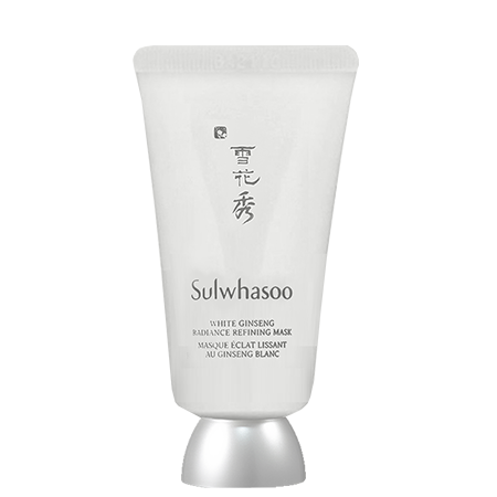 Sulwhasoo White Ginseng Radiance Refining Mask 35ml มาสก์ที่มอบการดูแลเพื่อผิวชุ่มชื้น เปล่งประกาย “ขณะอาบน้ำ”
