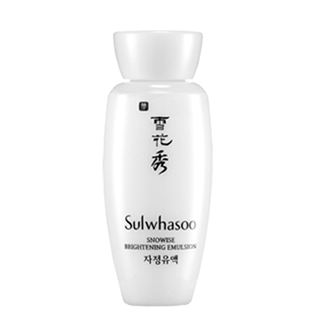 Sulwhasoo Snowise Brightening Emulsion 15ml อิมัลชั่นที่ชุ่มชื้นเบาบางให้ผิวเนียนนุ่ม น่าสัมผัส พร้อมเปล่งประกาย กระจ่างใส สุขภาพดี