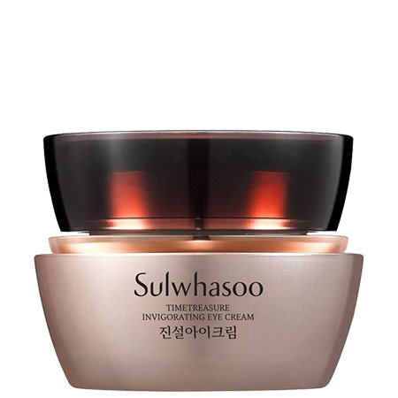 Sulwhasoo Timetreasure Invigorating Eye Cream 4ml ครีมลดเลือนริ้วรอย ฟื้นฟูรอบดวงตา ระดับพรีเมี่ยม ด้วยคุณค่าสารสกัดเข้มข้นจากสมุนไพรชั้นเลิศของเกาหลี